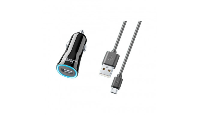 Autolaadija Ploos USB-A 10W + Micro-USB kaabel