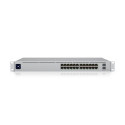 Switch: 16 x GbE PoE+, 8 x GbE PoE++, 2 x SFP+, Layer 3, räkitav, 400W