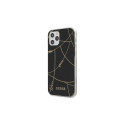 Guess GUHCP12MPCUCHBK iPhone12/12 Pro 6.1" must kõvakate Gold Chain Collection