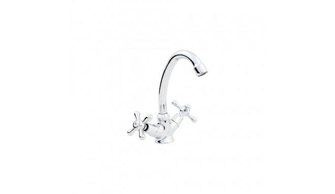 Hydroland Retro standing washbasin tap chrome (5900238565188)