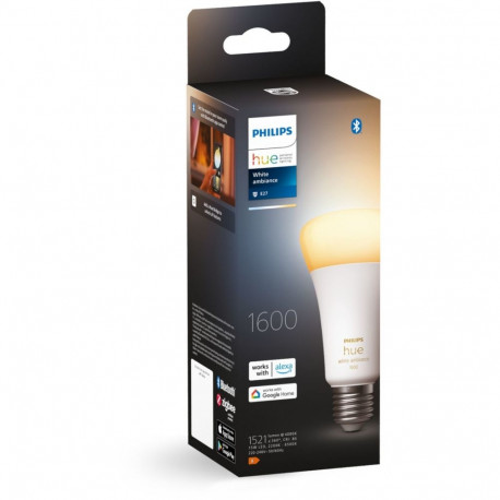 Philips Hue LED smart bulb, White Ambiance, E27, 1520 lm