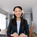 Logitech H390 peakomplekt, roosa