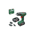 Juhtmeta puurtrell/kruvikeeraja BOSCH EasyDrill 18V-40, 18 V, 2 x 2.0 Ah Li-ion, 40 Nm