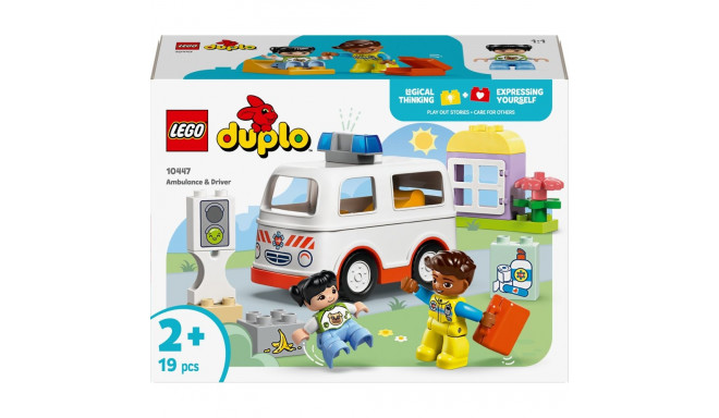 LEGO DUPLO kiirabi ja juhi ehituskomplekt