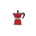 Bialetti Moka Express punane 3-tassiline moka kann