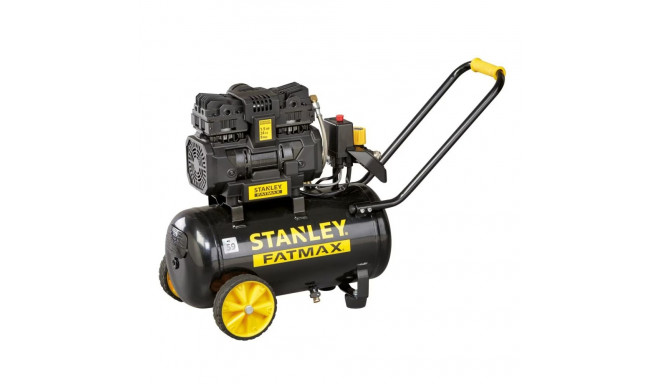 Air compressor STANLEY Fatmax Siltek TB 24, 1100 W, 8 bar, 160 l/min, 24 l, 59 dB(A), with wheels