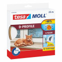 TESA MOLL kummitihendusteip, valge, D-profiil, pragudele 3-7 mm, 0.009 x 25 m