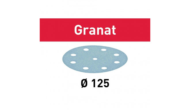 Lihvimiskettad FESTOOL Granat STF D125/8, 50 tk. P80