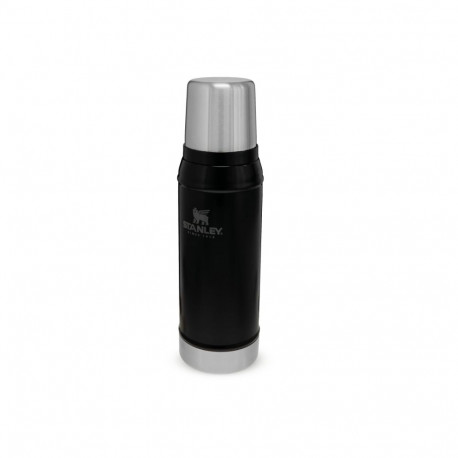 Stainless steel thermos STANLEY CLASSIC, black, 0.75 L