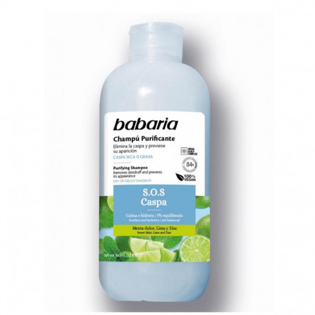 BABARIA SOS CASPA CHAMPU PURIFICANTE 500ML