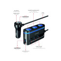 Swissten Car charger 2x USB-C PD / 1x USB-A QA 3.0 / 3x CL