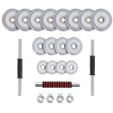 Barbells-Straps 2-in-1 kohvris SGP30 HMS 2x15 kg