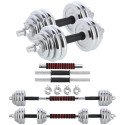 Barbells-Straps 2-in-1 kohvris SGP30 HMS 2x15 kg