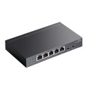 TP-Link TL-SG1005P-PD võrgulüliti gigabit ethernet (10/100/1000) toitega üle etherneti (PoE) must