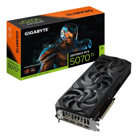 GIGABYTE GeForce RTX 5070 Ti WINDFORCE OC SFF 16G Graphics Card - 16GB GDDR7, 256bit, PCI-E 5.0, 249