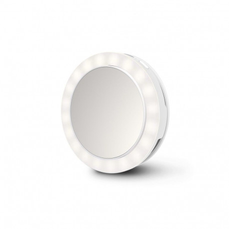 Ecomed 23603 makeup mirror Freestanding Round White
