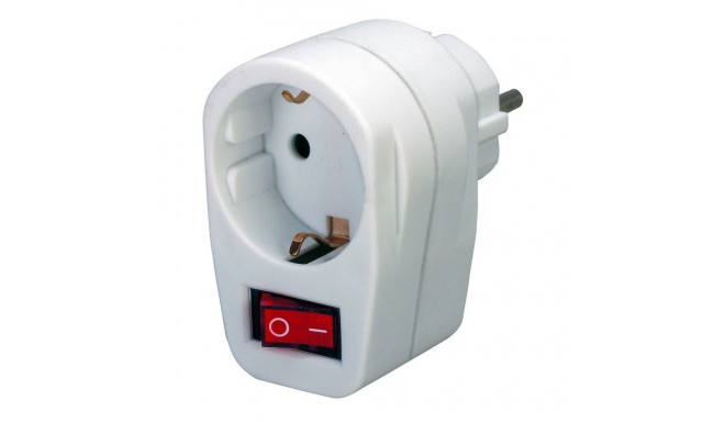 Adapter Schutzkontakt (weiß)