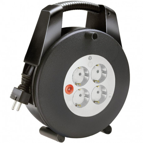 Vario-Line mini-kaabelirull 4-kohaline 15Meter, must/hall
