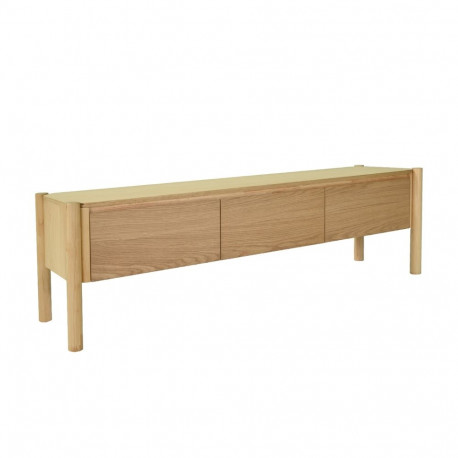 TV cabinet GARDENIA 183x43xH50,5cm, oak