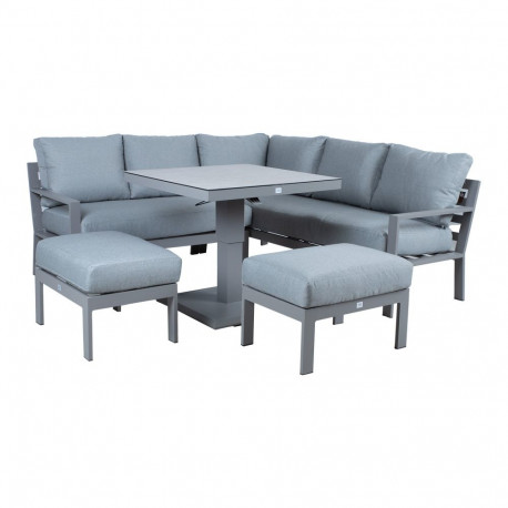 Garden furniture set RIO 4-parts, greyish beige