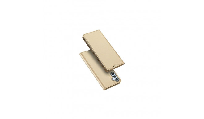 Dux Ducis Samsung Galaxy A54 5G Flip Cover Card Wallet Stand Gold