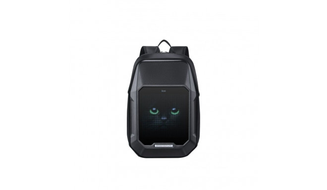 Divoom Cyber bag Premium Weather proof with Led Pixel Art Display&App Control Black