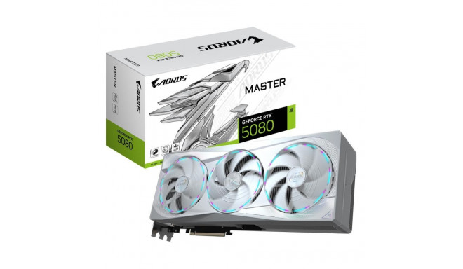 Gigabyte Graphics Card||NVIDIA GeForce RTX 5080|16 GB|GDDR7|256 bit|PCIE 5.0 16x|GPU 2617 MHz|Dual S