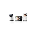 Motorola PIP1610 HD CONNECT 5.0" Wi-Fi HD Motorized Video Baby Monitor, White/Black