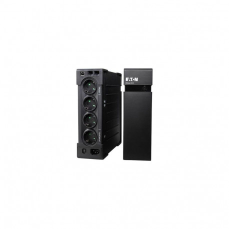 Eaton Ellipse ECO UPS USB DIN, 1600 VA, 1000 W, Input: C14, Outputs: (4) Schuko, (4) Schuko surge on