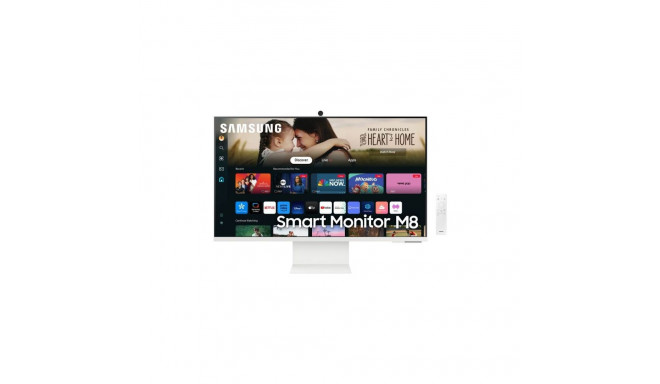 Samsung LS32DM801UUXDU 32" Flat VA Smart Monitor M8 M80D UHD, 3840x2160/16:9/400cd/m2/4ms/HDMI USB