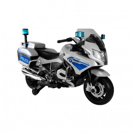 BMW akutoitel mootorratas R1200 politsei, hõbedane