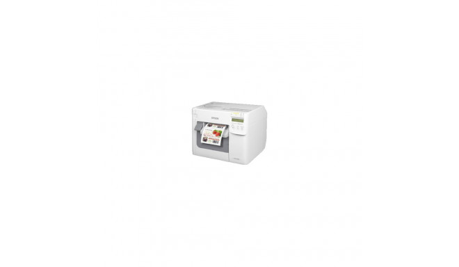 Epson ColorWorks C3500 Label Club Bundle 02, cutter, disp., USB, Ethernet, NiceLabel, white