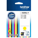 Brother tint LC525XLY 1300lk DCPJ100/J105/J200, kollane