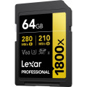 Memory Card - Lexar Professional 64GB 1800x 280R/210W UHS-II SDXC V60 ( 1 pc.) (Non-original packagi