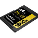 Memory Card - Lexar Professional 64GB 1800x 280R/210W UHS-II SDXC V60 ( 1 pc.) (Non-original packagi
