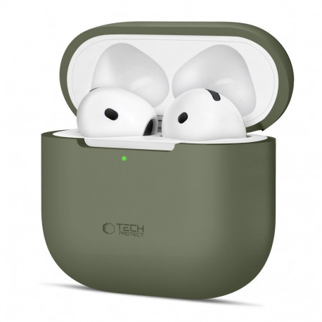 TECH-PROTECT SILICONE APPLE AIRPODS 4 OLIVE GREEN