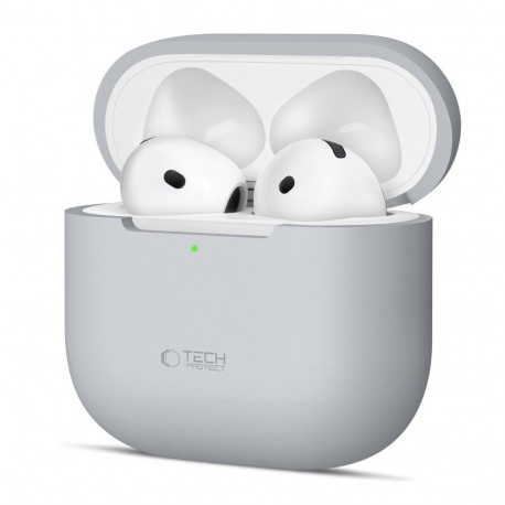 TECH-PROTECT SILICONE APPLE AIRPODS 4 CRAYON GREY