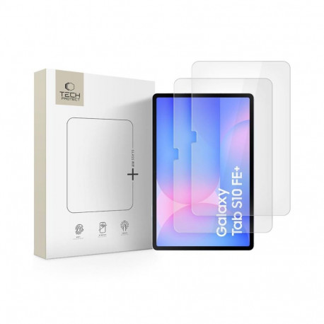 SZKŁO HARTOWANE TECH-PROTECT GLASS FIT+ 2-PACK GALAXY TAB S10 FE+ PLUS 13.1 X620 / X626B CLEAR