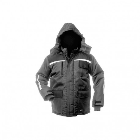 "jope pikk arktiline hall/must WJ-8924 XL"