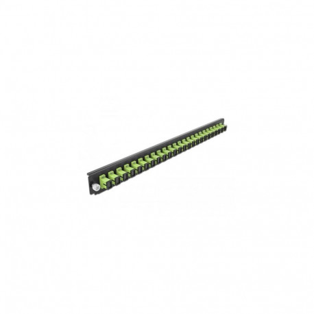 DeLOCK 19″ Splice Box Front Panel 24 port SC Simplex limegreen
