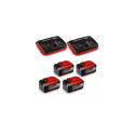 Einhell GP-CM 36/52 S Li BL Push lawn mower Battery Black, Red