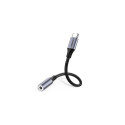 Ugreen 30632 mobile phone cable Black USB C 3.5mm
