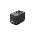 Verbatim UTA-05 65W GaN III Universal Travel Adapter with 2 x USB-C PD &amp; QC 4+ &amp; 2 x