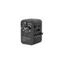 Verbatim UTA-05 65W GaN III Universal Travel Adapter with 2 x USB-C PD &amp; QC 4+ &amp; 2 x