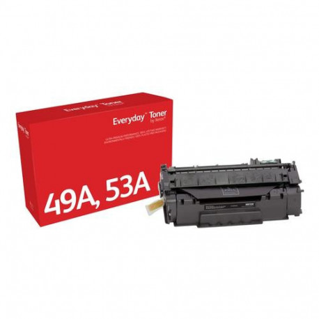 Everyday™ Black Toner by Xerox compatible with HP 49A 53A (Q5949A/ Q7553A), Standard capacity