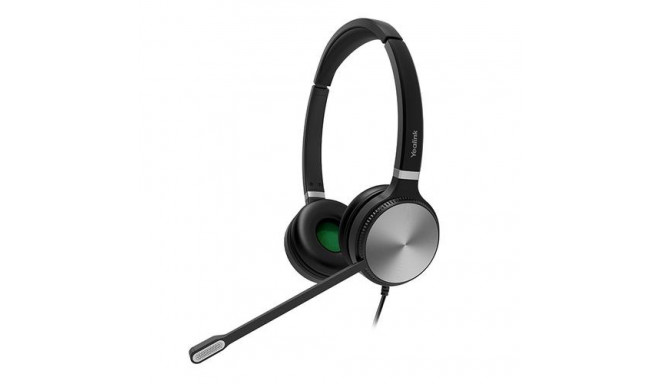 Yealink YHS36 Headset Wired Head-band Office/Call center Black, Silver
