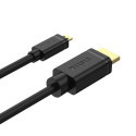 UNITEK Y-C182 HDMI cable 2 m HDMI Type D (Micro) HDMI Type A (Standard) Black