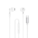 DUDAO X3Pro White USB-C headphone Headphones Wired In-ear Calls/Music/Sport/Everyday USB Type-C