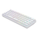 Savio WHITEOUT X2 PEACH keyboard Gaming USB QWERTY UK International White