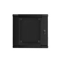 Lanberg WF02-6612-10B rack cabinet 12U Wall mounted rack Black
